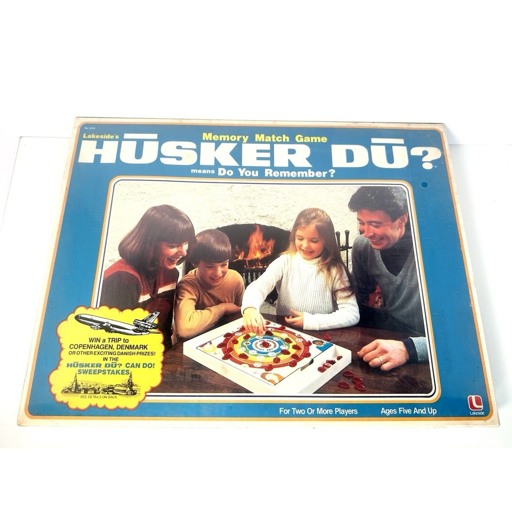 1981 Husker Du? Do You Remember? Danish Memory Match Game  NOS Vintage Sealed